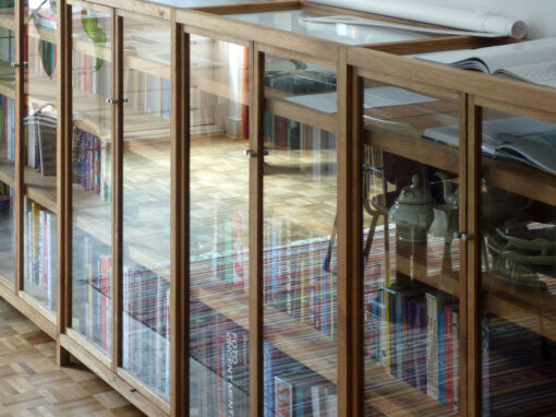 bookcase and display cabinet