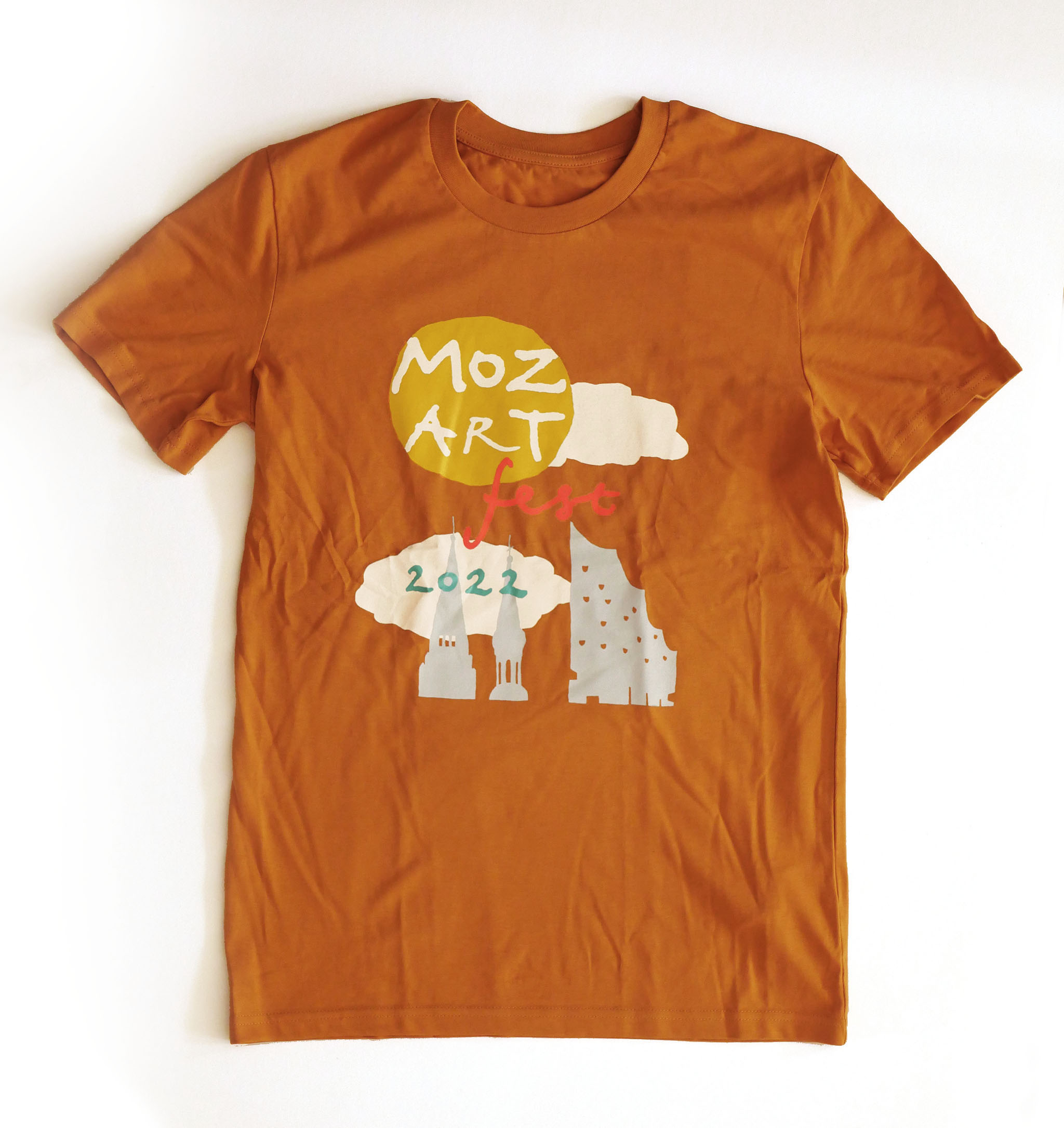 14 Mozart Fest T-shirt oranje